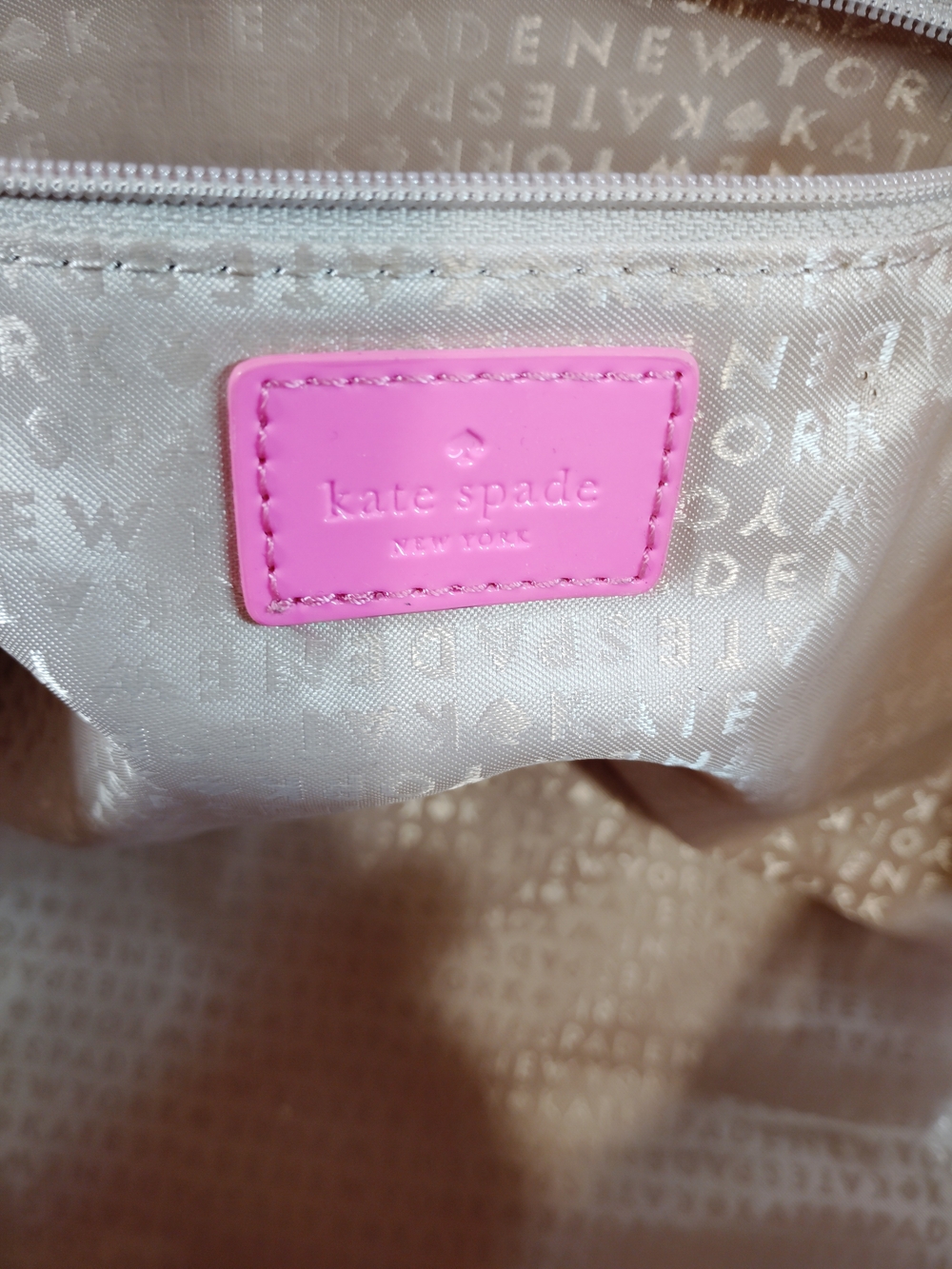 kate spade Hot Pink Patent Tote Shoulder Bag - Picture 6 of 7